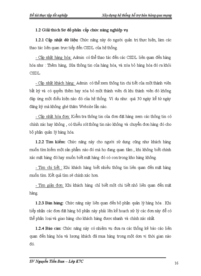 image for page Xây dựng hệ thống hỗ trợ bán hàng qua mạng