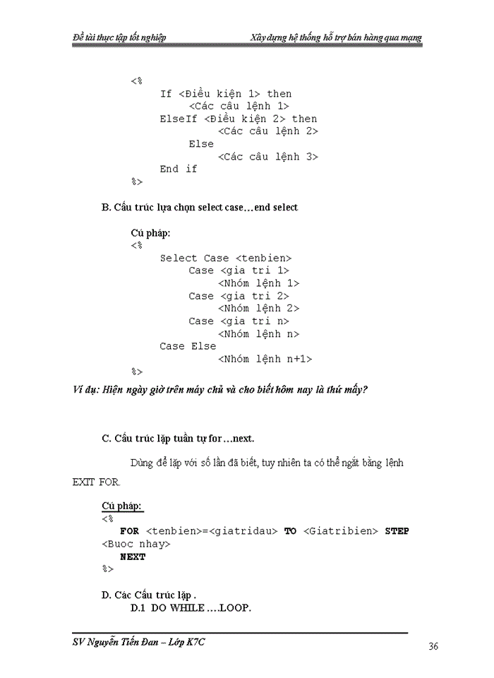 image for page Xây dựng hệ thống hỗ trợ bán hàng qua mạng