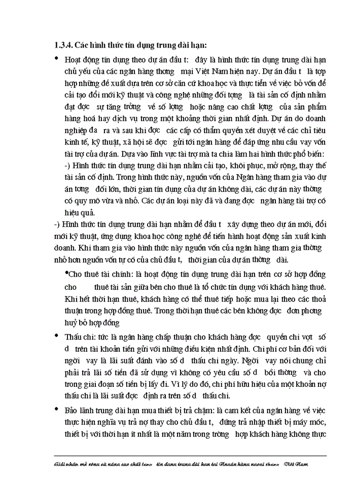 image for page Giải pháp nhằm nâng cao chất lượng tín dụng trung dài hạn tại Ngân hàng Ngoại thương Việt Nam