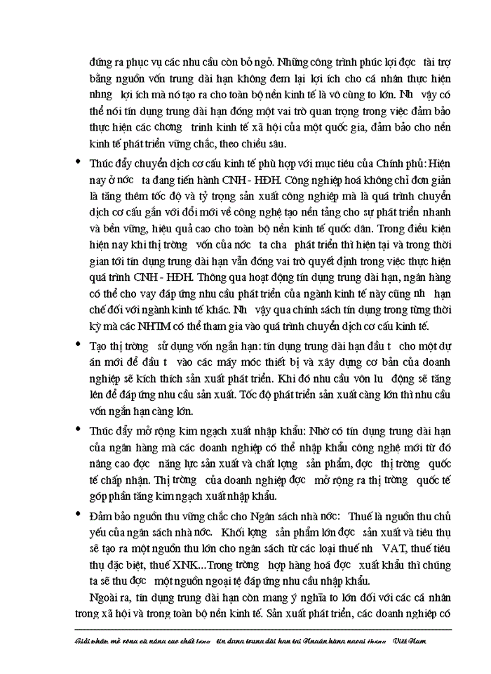 image for page Giải pháp nhằm nâng cao chất lượng tín dụng trung dài hạn tại Ngân hàng Ngoại thương Việt Nam