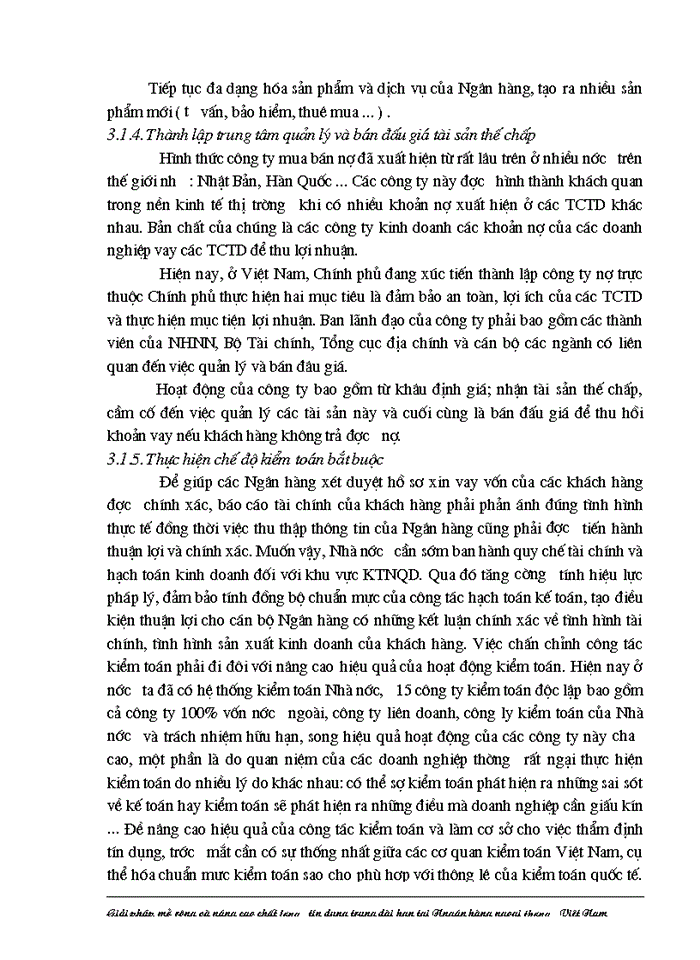image for page Giải pháp nhằm nâng cao chất lượng tín dụng trung dài hạn tại Ngân hàng Ngoại thương Việt Nam