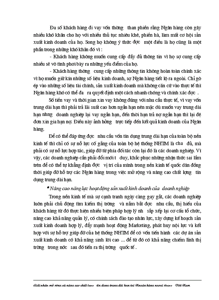 image for page Giải pháp nhằm nâng cao chất lượng tín dụng trung dài hạn tại Ngân hàng Ngoại thương Việt Nam