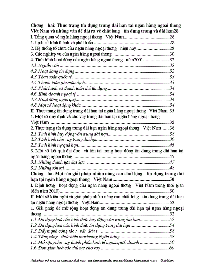 image for page Giải pháp nhằm nâng cao chất lượng tín dụng trung dài hạn tại Ngân hàng Ngoại thương Việt Nam