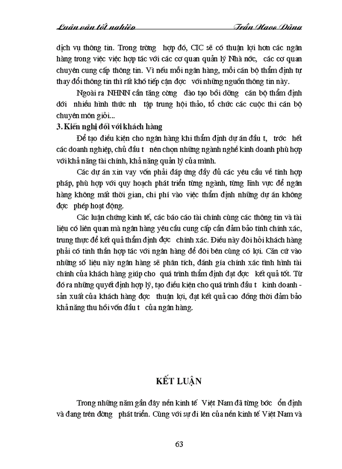 image for page Một số giải pháp nâng cao chất lượng thẩm định dự án đầu tư tại Sở giao dịch I-Ngân hàng Công thương Việt Nam.