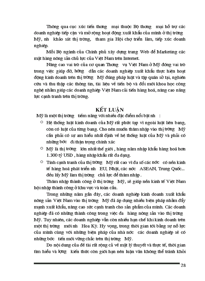 image for page Thực trạng và giải pháp nhằm đẩy mạnh xuất khẩu sản phẩm nông sản việt nam vào thị trường mỹ