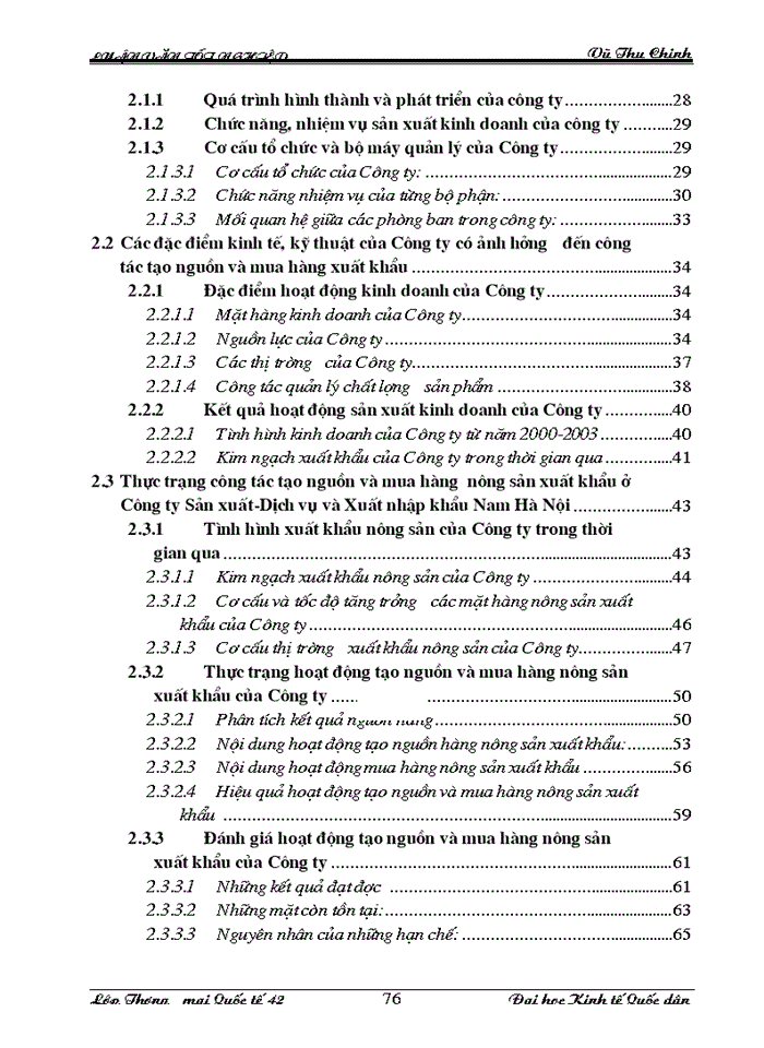 image for page Tạo nguồn và mua hàng nông sản xuất khẩu tại Công ty Sản xuất-Dịch vụ &Xuất nhập khẩu Nam Hà Nội (HAPRO) – Thực trạng và giải pháp