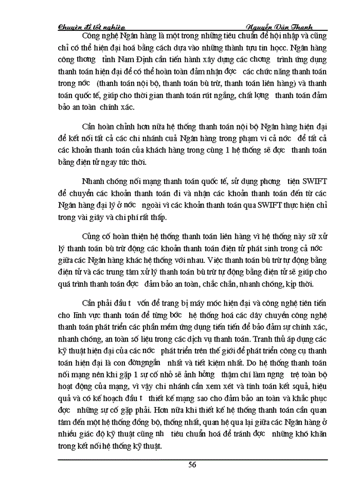 image for page Thanh toán không dùng tiền mặt tại Ngân hàng Công thương tỉnh Nam Định. Thức trạng và giải pháp