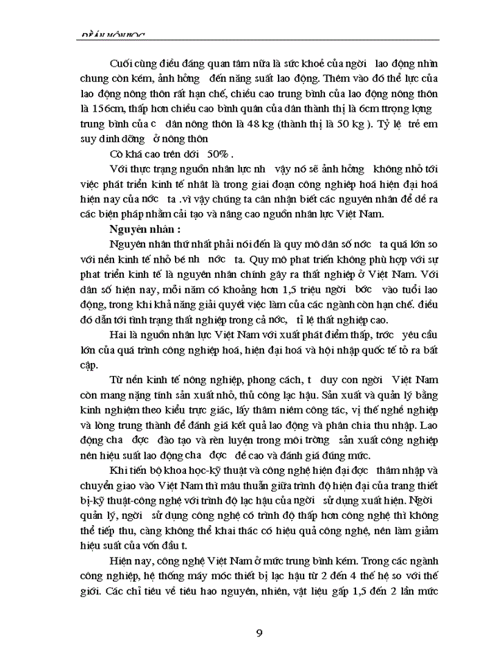 image for page Kế hoạch hoá phát triển nguồn nhân lực ở Việt Nam và giải pháp thực hiện.