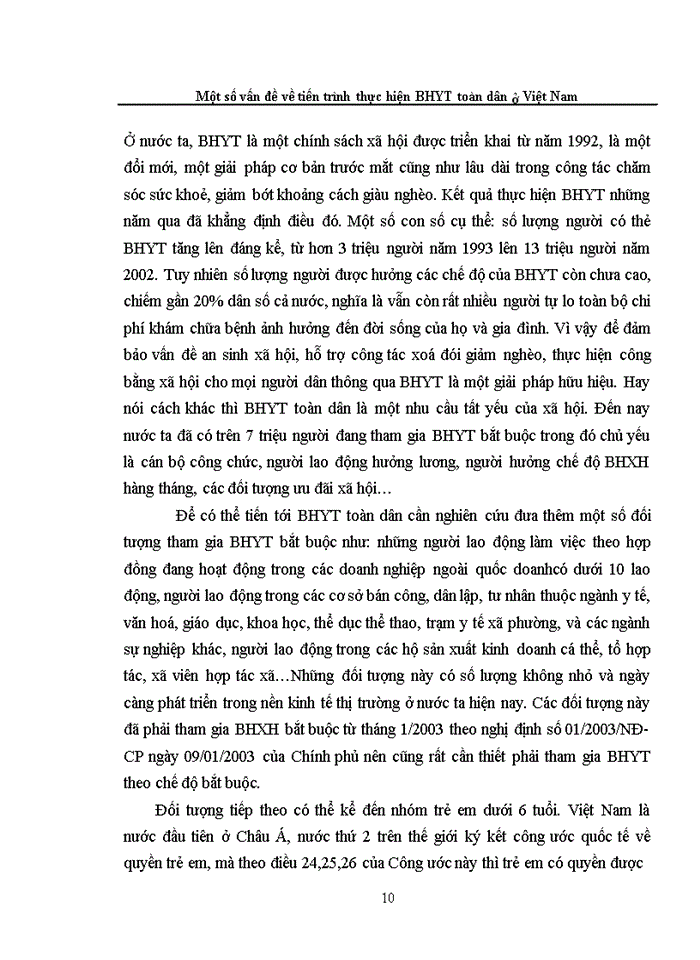image for page Một số vấn đề về tiến trình thực hiện BHYT toàn dân ở Việt Nam