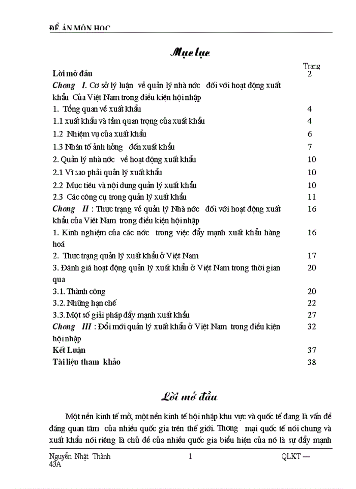 image for page Quản lý Nhà nước đối với hoạt động xuất khẩu trong điều kiện hội nhập