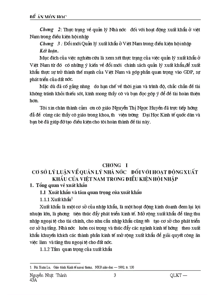 image for page Quản lý Nhà nước đối với hoạt động xuất khẩu trong điều kiện hội nhập