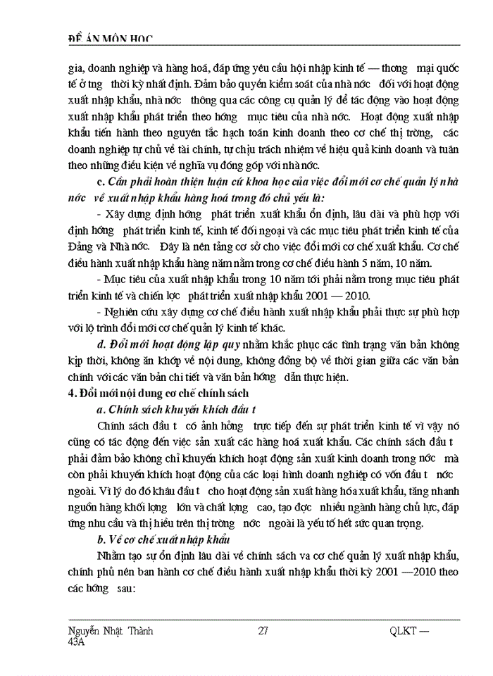 image for page Quản lý Nhà nước đối với hoạt động xuất khẩu trong điều kiện hội nhập