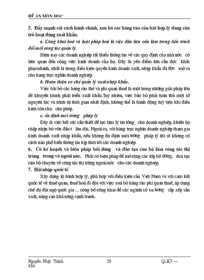 image for page Quản lý Nhà nước đối với hoạt động xuất khẩu trong điều kiện hội nhập