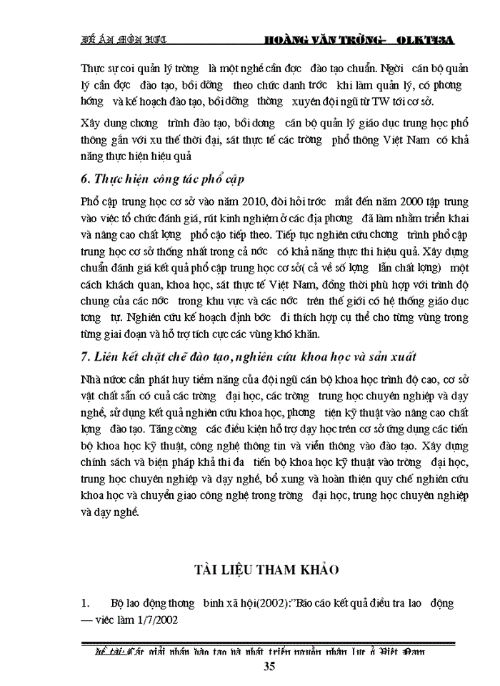 image for page Các giải pháp đào tạo và phát triển nguồn nhân lực ở Việt Nam