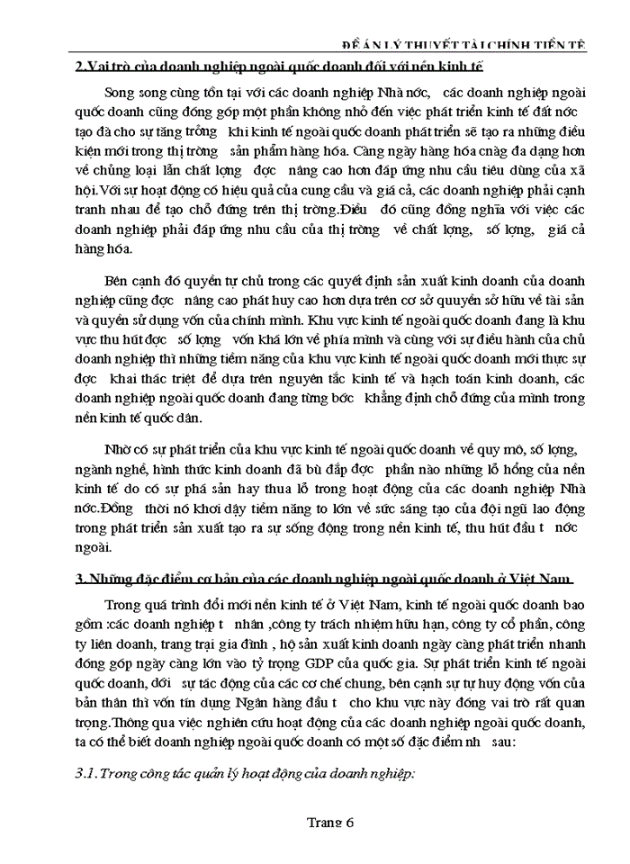 image for page Thực trạng và giải pháp nhằm nâng cao hiệu quả và tín dụng của Ngân Hàng Thương Mại đối với các doanh nghiệp ngoài quôc doanh