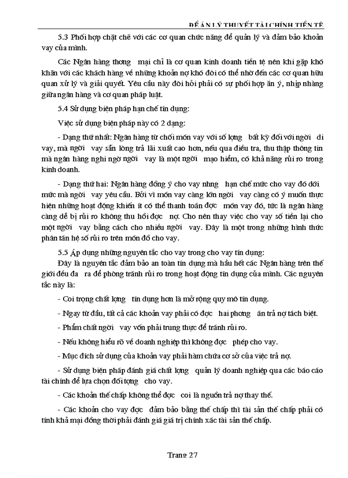 image for page Thực trạng và giải pháp nhằm nâng cao hiệu quả và tín dụng của Ngân Hàng Thương Mại đối với các doanh nghiệp ngoài quôc doanh