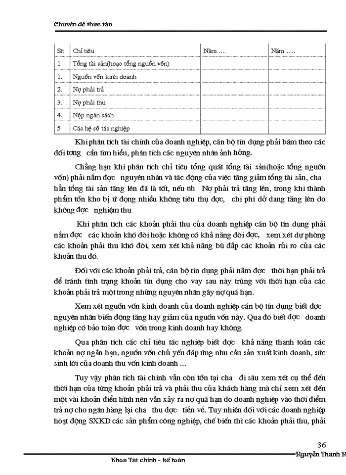 image for page Đánh giá rủi ro trước khi cho vay ĐTPT tại Chi nhánh ngân hàng ĐT&PT Yên Bái
