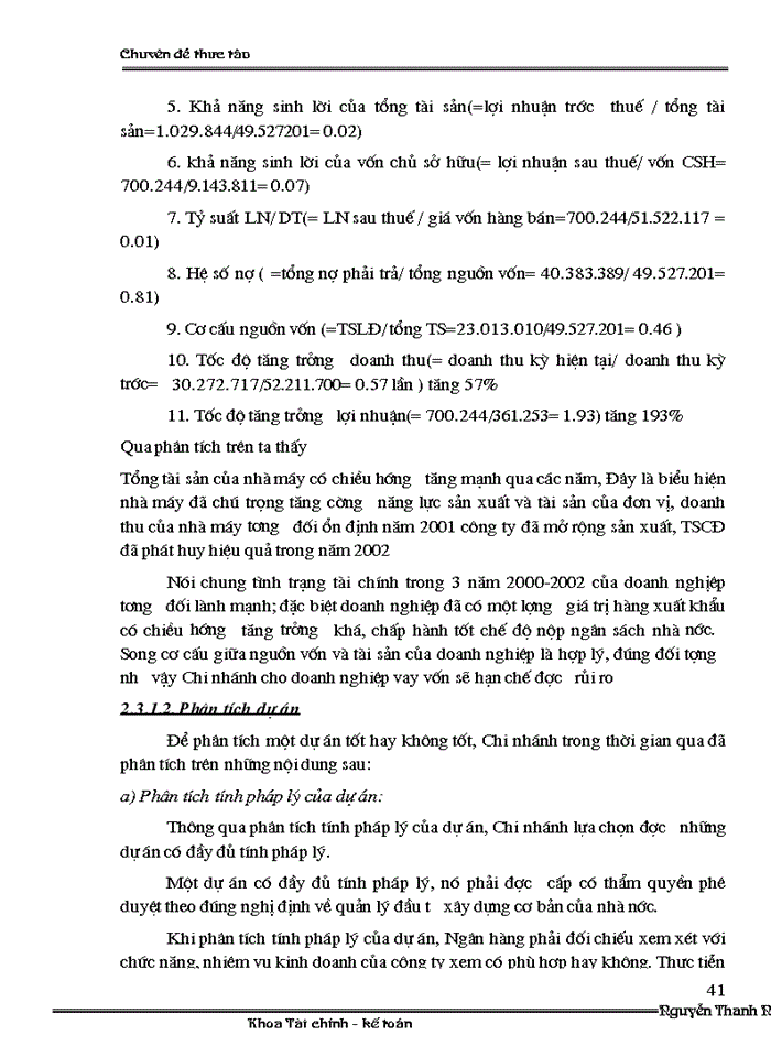 image for page Đánh giá rủi ro trước khi cho vay ĐTPT tại Chi nhánh ngân hàng ĐT&PT Yên Bái