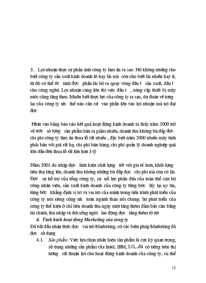 image for page Những nguyên nhân dẫn tới kết quả trên và xu hướng phát triển kinh doanh của công ty trong thời gian tới