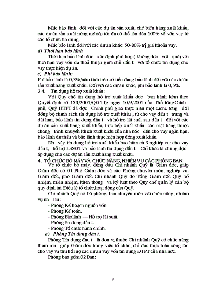 image for page Tình hình lập và thực hiện kế hoạch tín dụng đtpt tại chi nhánh quỹ htpt vĩnh phúc