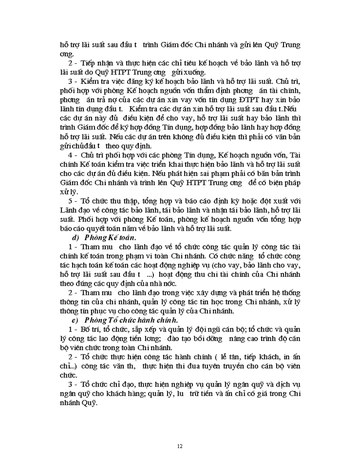 image for page Tình hình lập và thực hiện kế hoạch tín dụng đtpt tại chi nhánh quỹ htpt vĩnh phúc