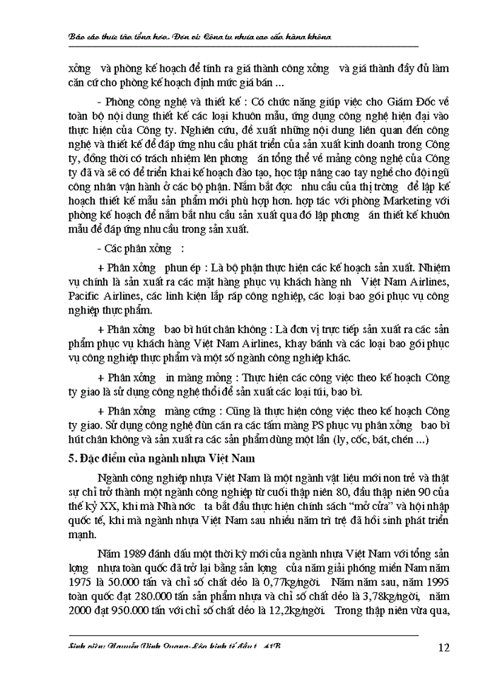 image for page Báo cáo thực tập tổng hợp Công ty nhựa cao cấp hàng không