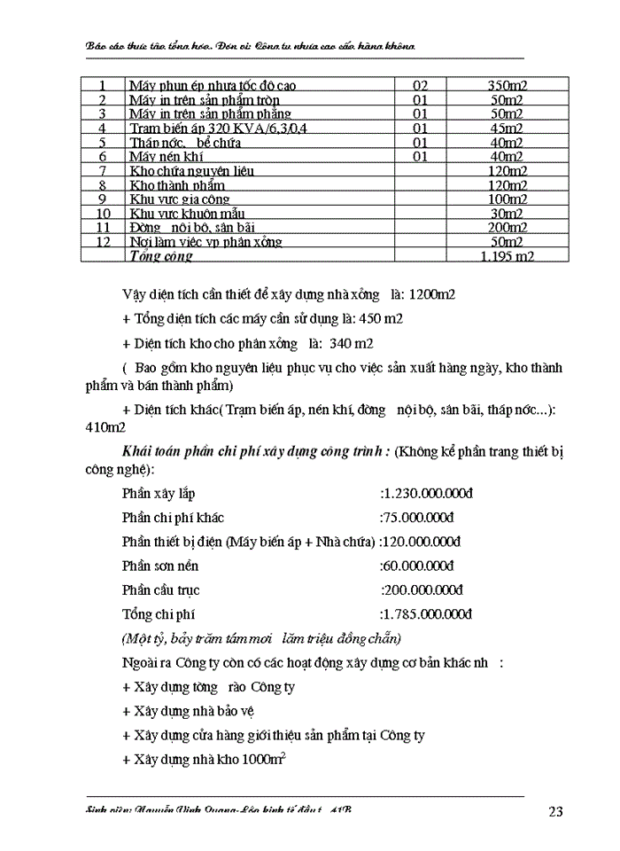 image for page Báo cáo thực tập tổng hợp Công ty nhựa cao cấp hàng không