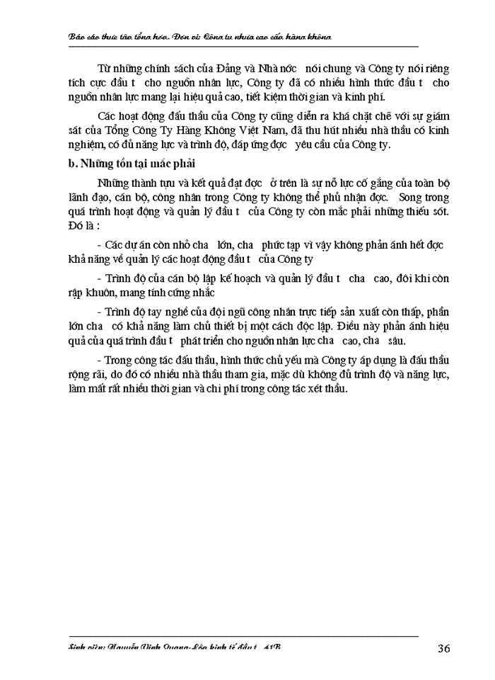 image for page Báo cáo thực tập tổng hợp Công ty nhựa cao cấp hàng không