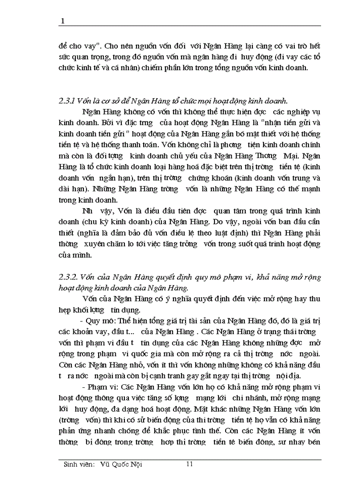 image for page Một số vấn đề cơ bản về vốn và kế toán huy động vốn tại chi nhánh NHNN & PTNN Quận Tây Hồ