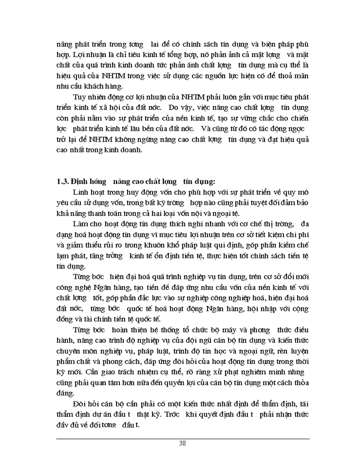 image for page Chất lượng tín dụng ngân hàng, hiện trạng và giải pháp nâng cao chất lượng tín dụng tại NHTMCP Eximbank Hà Nội