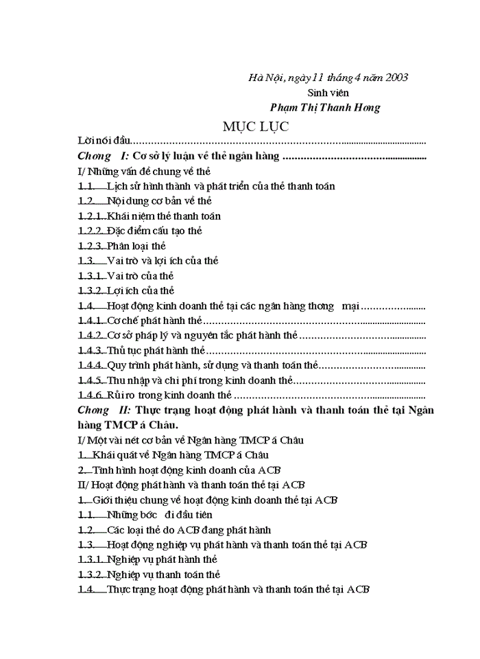image for page Giải pháp nhằm hoàn thiện và nâng cao hoạt động phát hành, thanh toán thẻ tại NHTMCP Á Châu