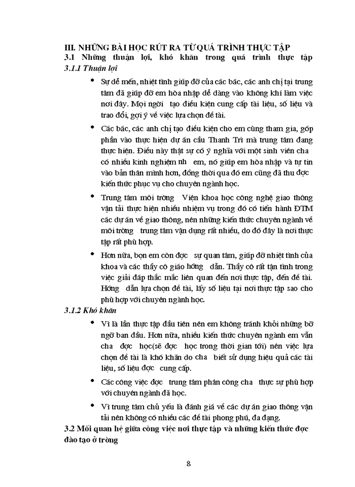 image for page Báo cáo tổng hợp Trung tâm Khoa học công nghệ Môi trường giao thông vận tải(CEPT)