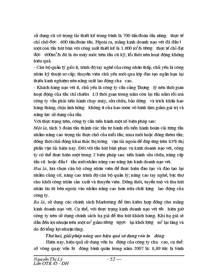 image for page Phân tích hoạt động tài chính và các giải pháp nhằm nâng cao tình hình tài chính cũng như hiệu quả sản xuất kinh doanh tại Công ty cổ phần vận tải và dịch vụ Petrolimex Hải Phòng