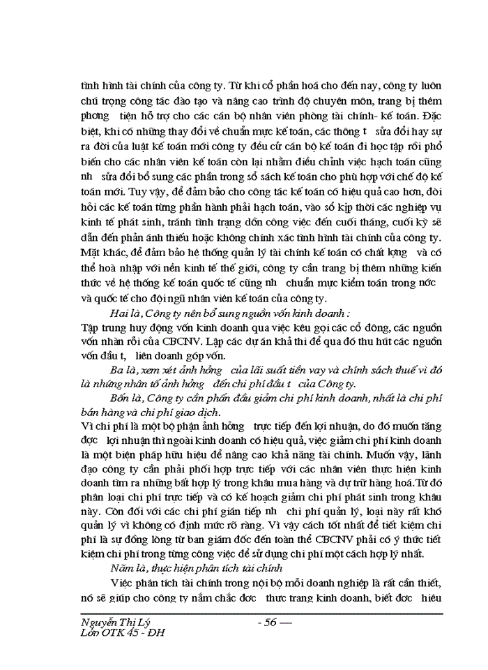 image for page Phân tích hoạt động tài chính và các giải pháp nhằm nâng cao tình hình tài chính cũng như hiệu quả sản xuất kinh doanh tại Công ty cổ phần vận tải và dịch vụ Petrolimex Hải Phòng