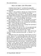 Báo cáo tổng hợp của Công ty Tư Vấn Thiết kế Xây dựng(CDC)