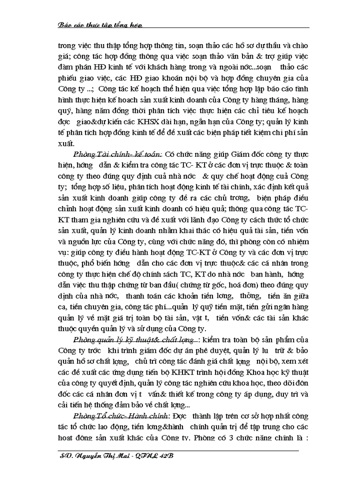 image for page Báo cáo tổng hợp của Công ty Tư Vấn Thiết kế Xây dựng(CDC)